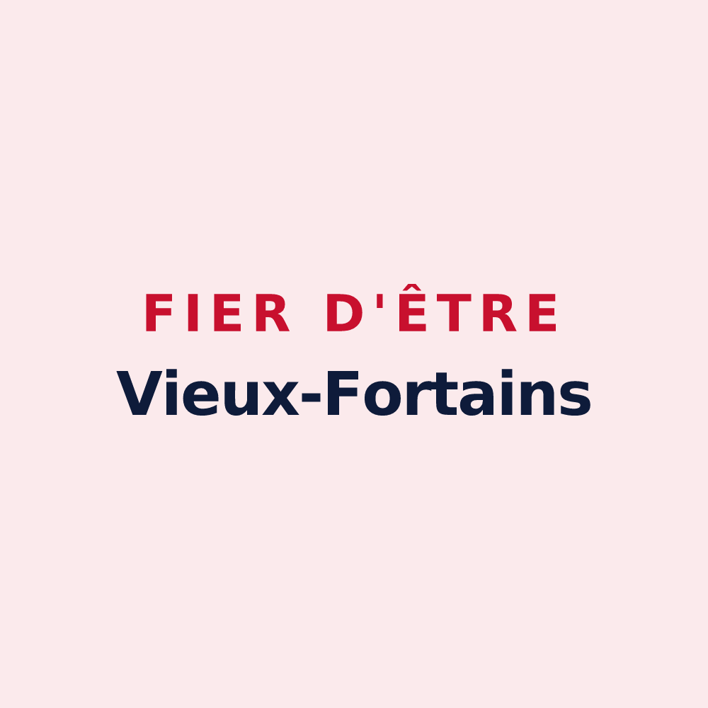 Magnet « Fier d'être Vieux-Fortains » — design pour Vieux-Fort