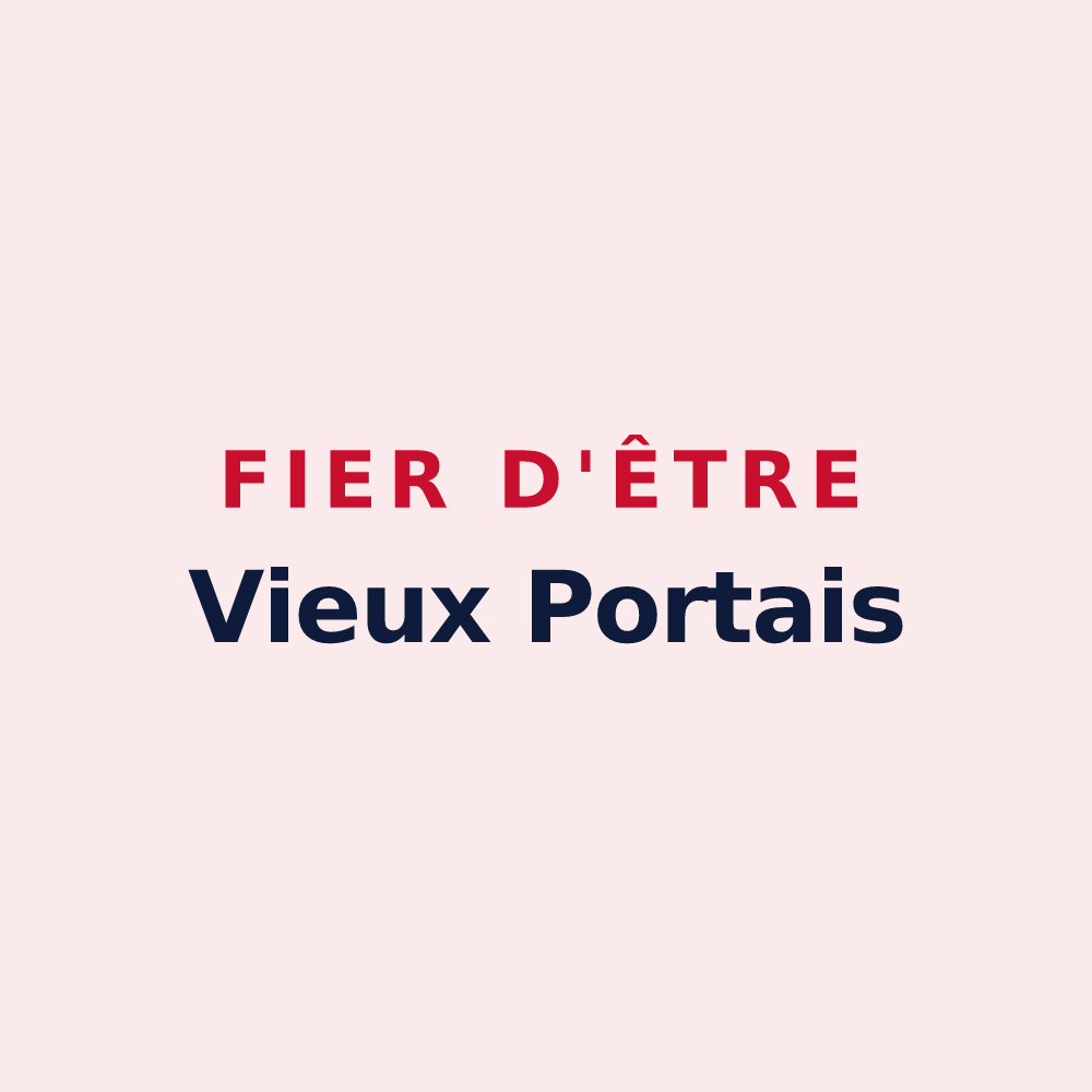 Magnet « Fier d'être Vieux Portais » — design pour Vieux-Port