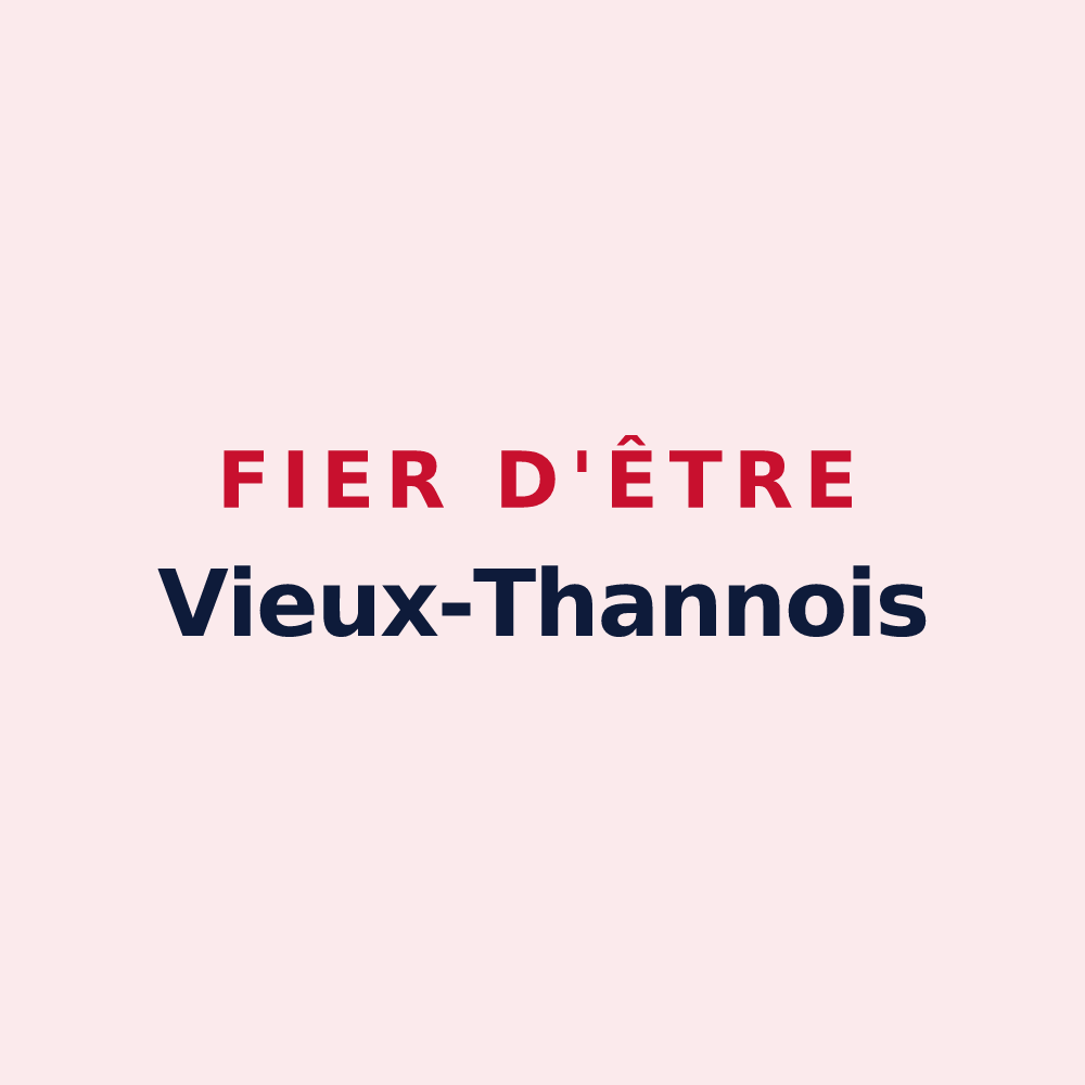 Magnet « Fier d'être Vieux-Thannois » — design pour Vieux-Thann