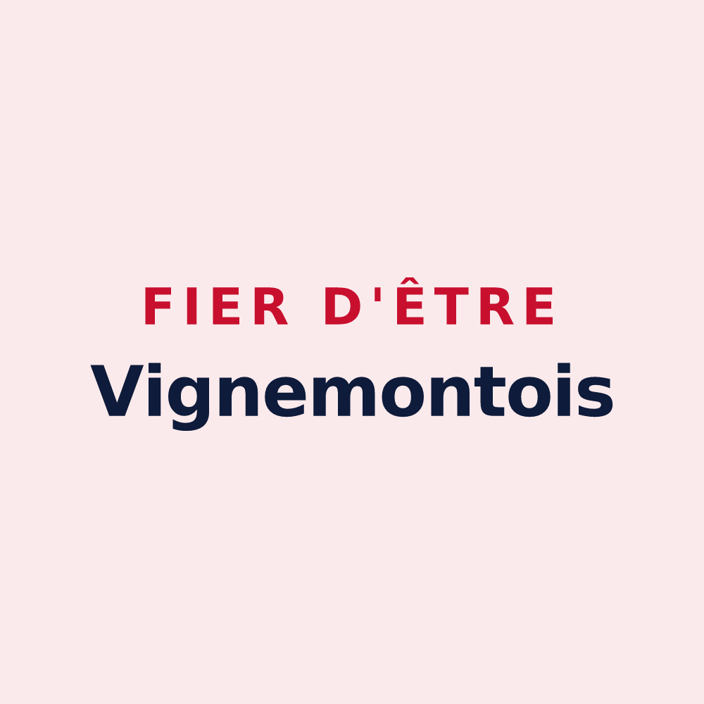 Magnet « Fier d'être Vignemontois » — design pour Vignemont