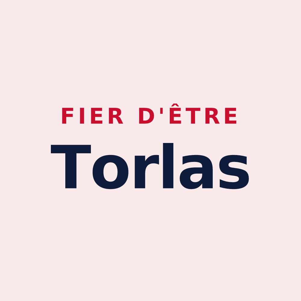 Magnet « Fier d'être Torlas » — design pour Vigy
