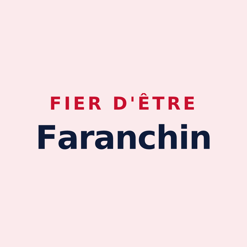 Magnet « Fier d'être Faranchin » — design pour Villar-d'Arêne