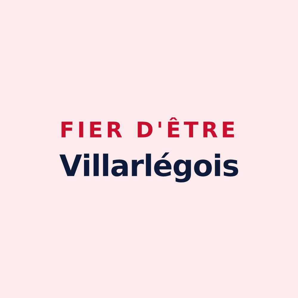 Magnet « Fier d'être Villarlégois » — design pour Villard-Léger