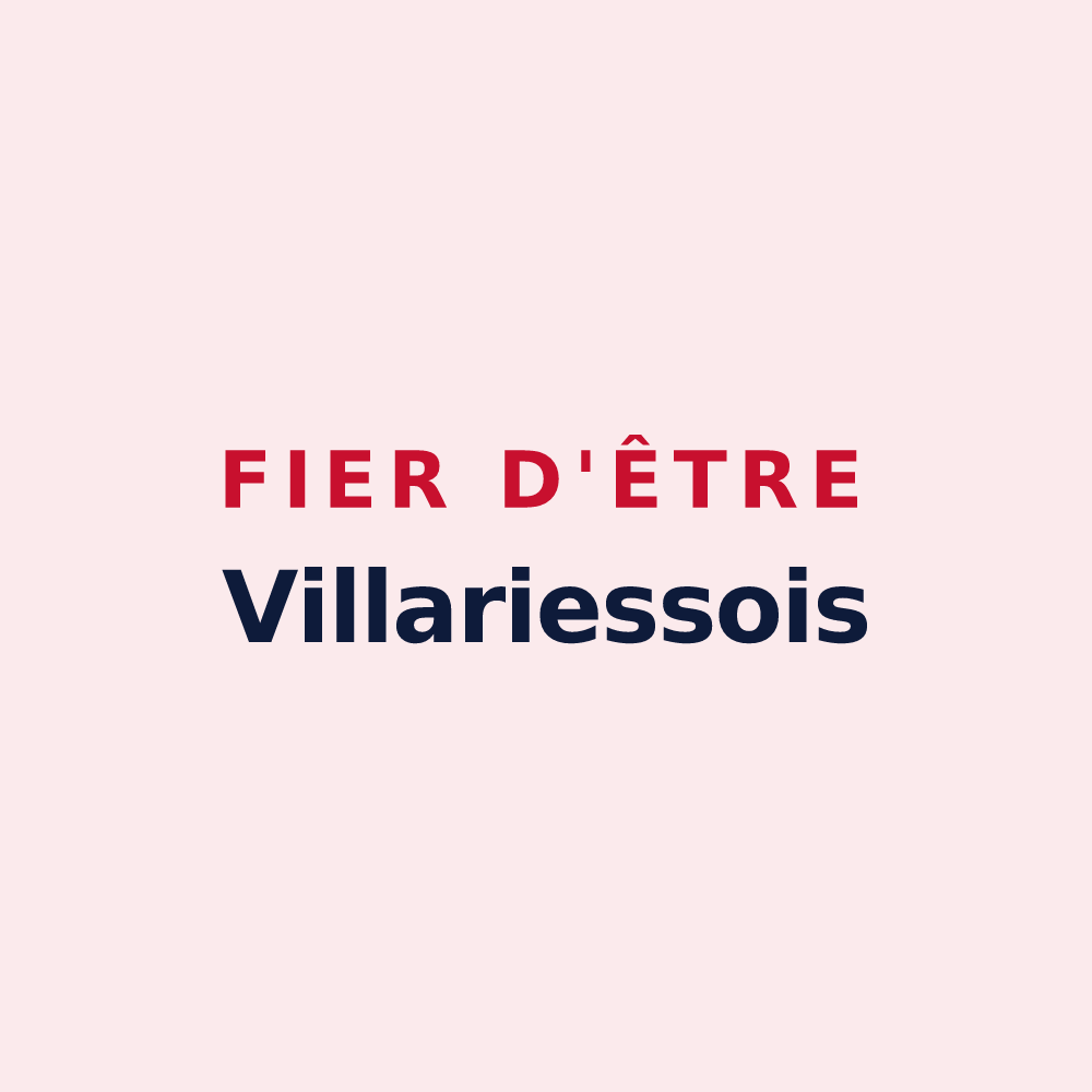 Magnet « Fier d'être Villariessois » — design pour Villariès