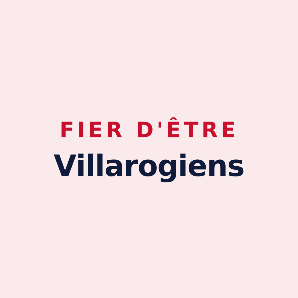 Magnet « Fier d'être Villarogiens » — design pour Villaroger