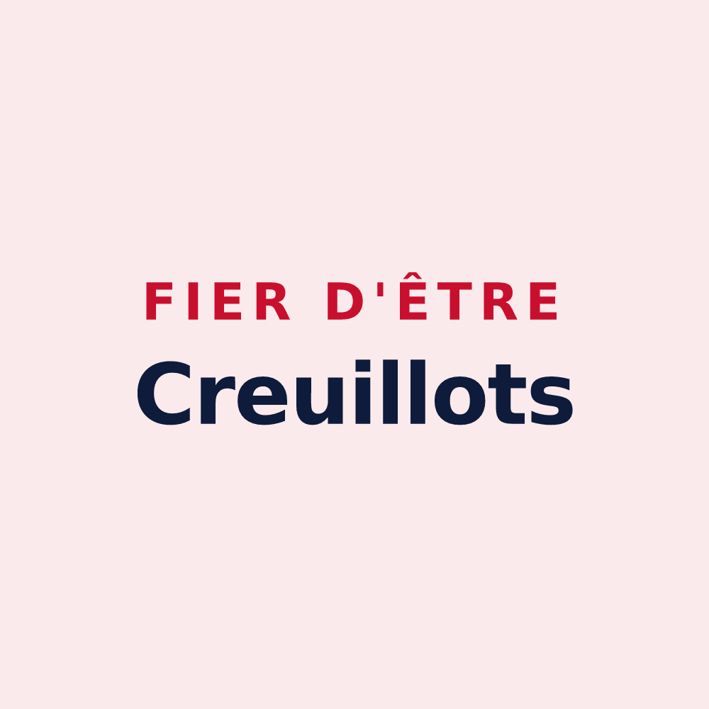 Magnet « Fier d'être Creuillots » — design pour Villars-sous-Écot