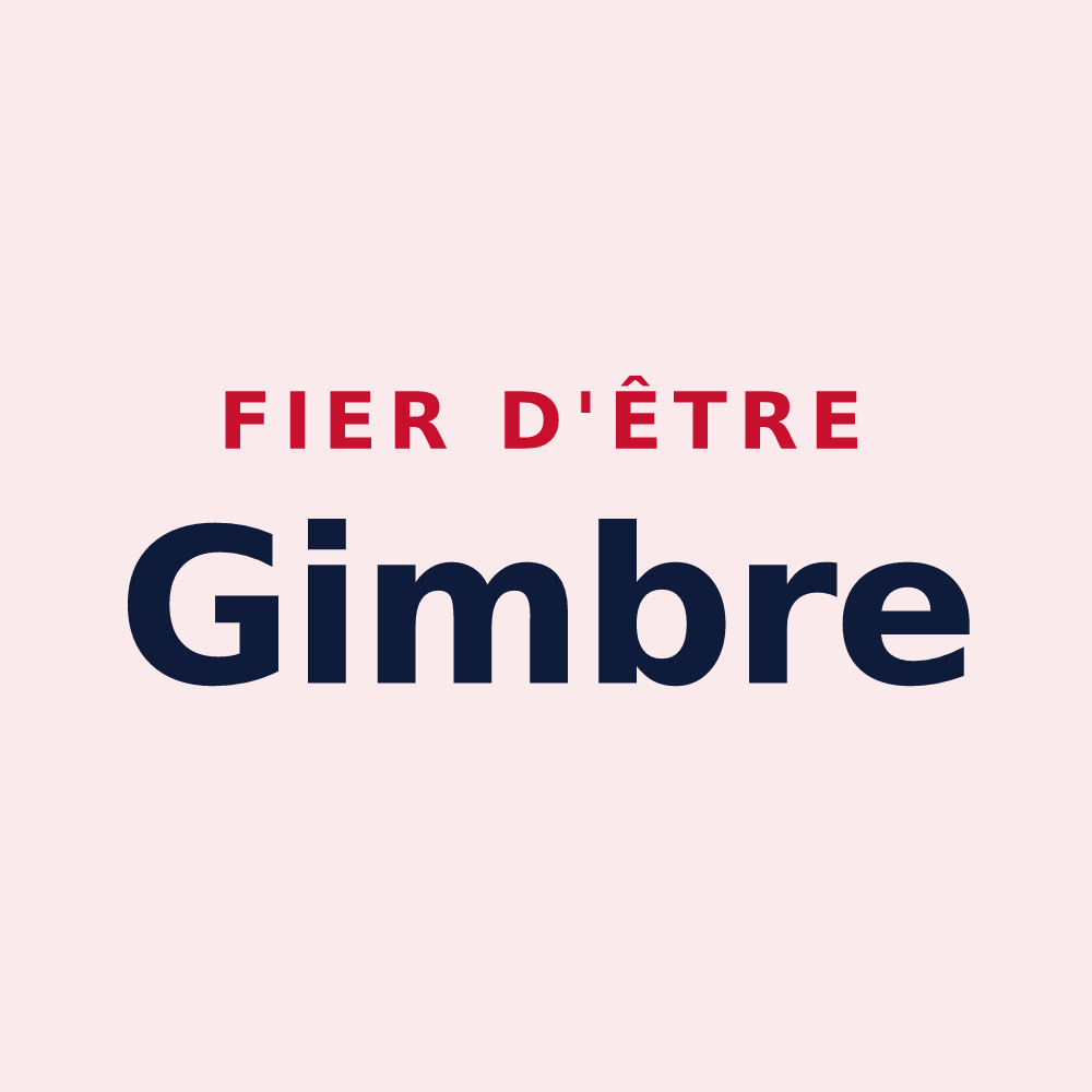 Magnet « Fier d'être Gimbre » — design pour Ville-en-Selve