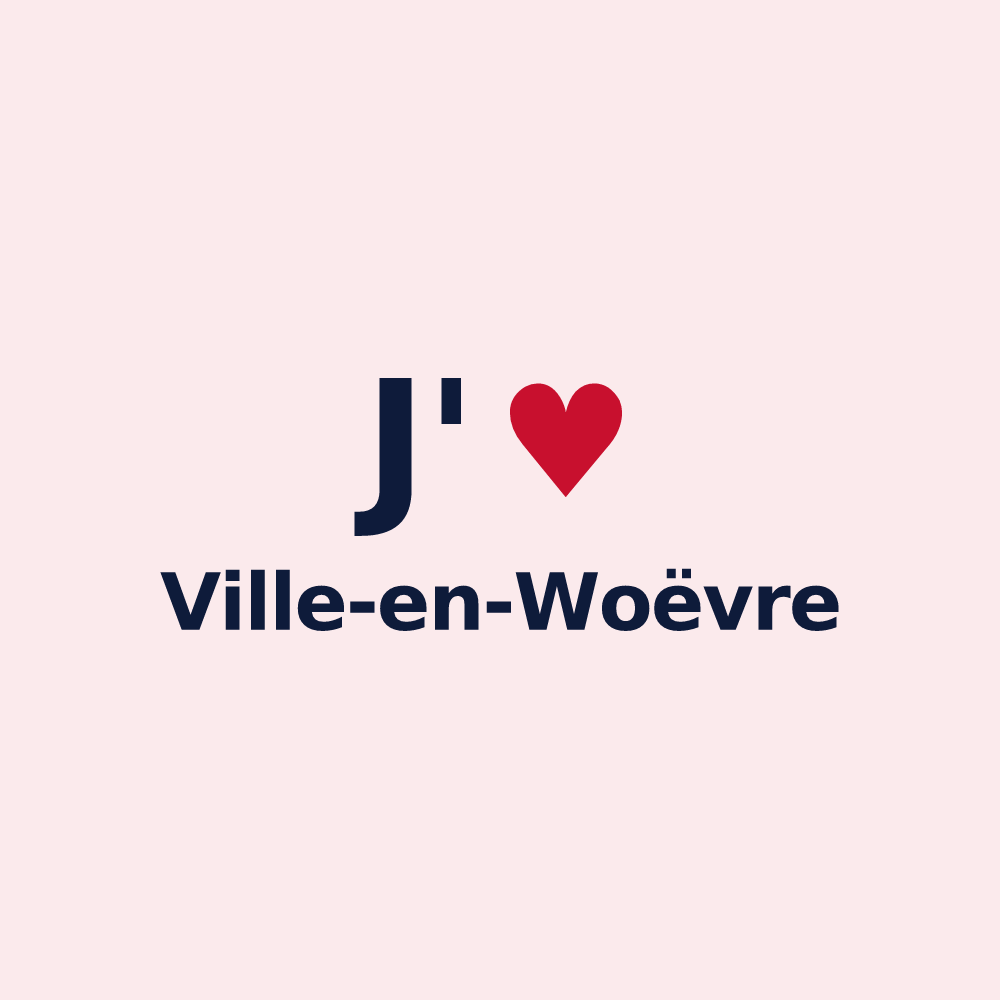 Magnet personnalisé Ville-en-Woëvre — design J'aime Ville-en-Woëvre