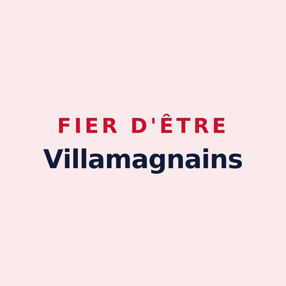 Magnet « Fier d'être Villamagnains » — design pour Ville-la-Grand