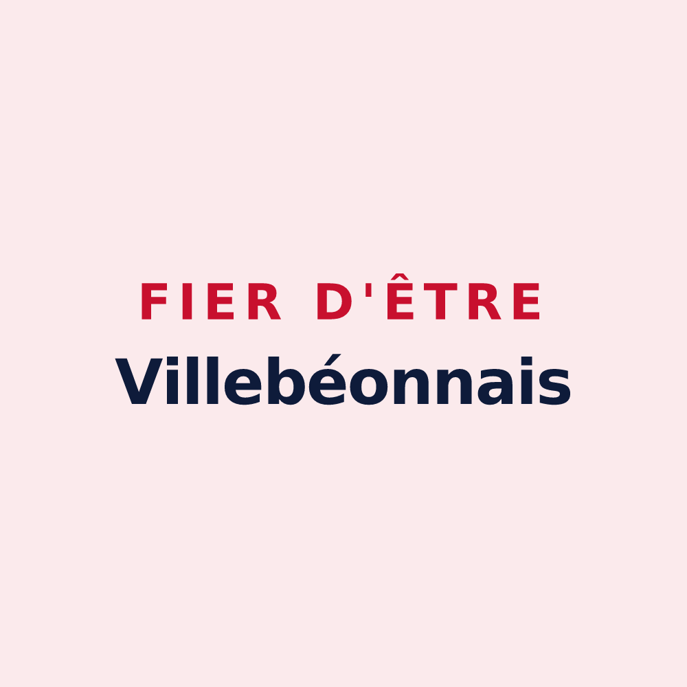 Magnet « Fier d'être Villebéonnais » — design pour Villebéon