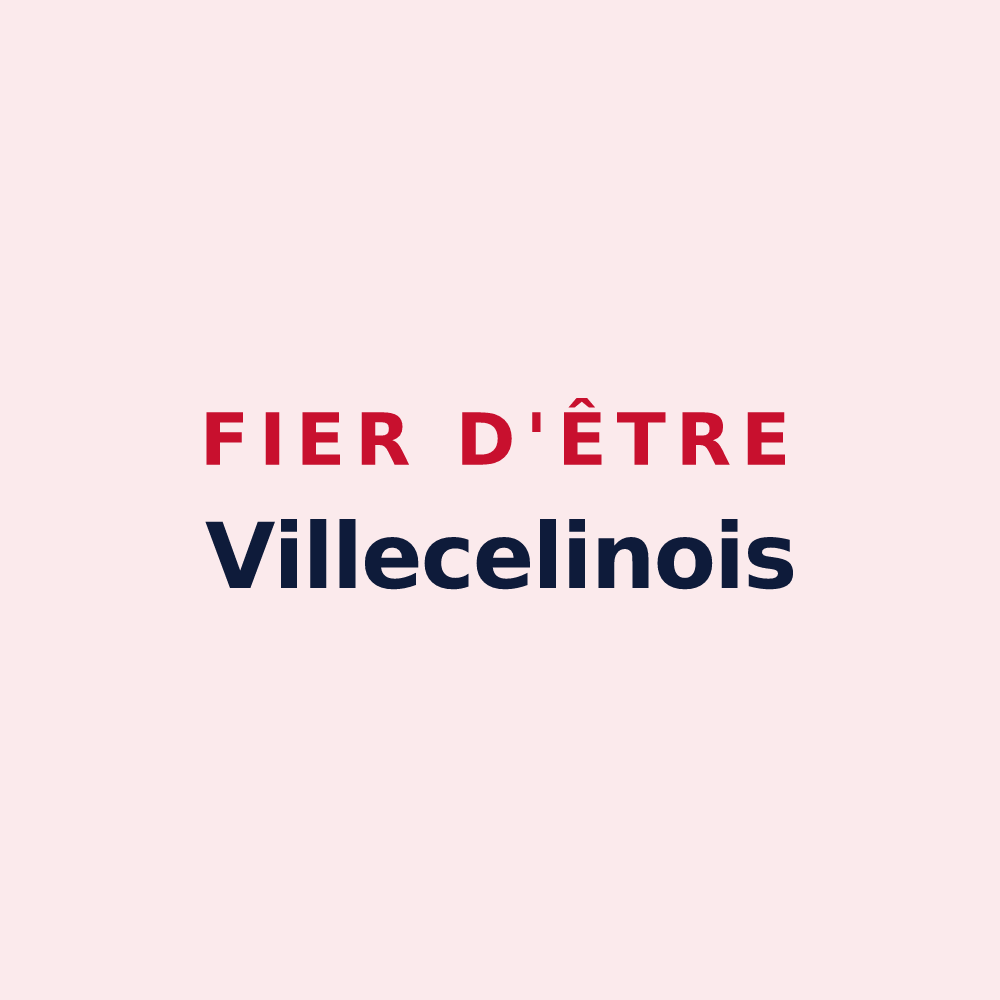 Magnet « Fier d'être Villecelinois » — design pour Villecelin