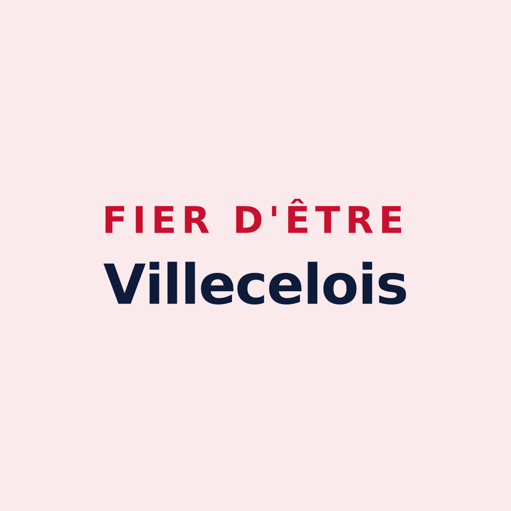 Magnet « Fier d'être Villecelois » — design pour Villecey-sur-Mad