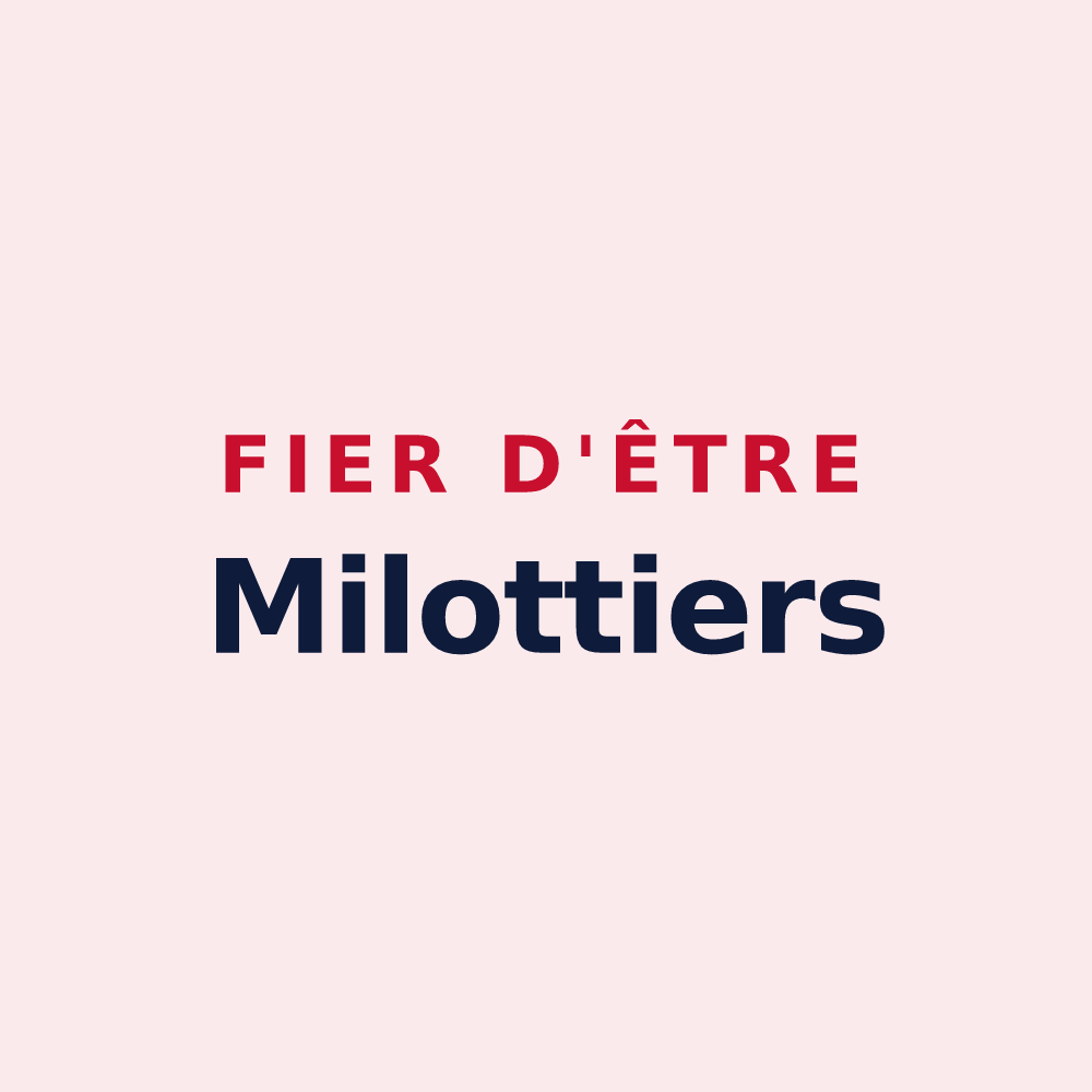 Magnet « Fier d'être Milottiers » — design pour Villechenève
