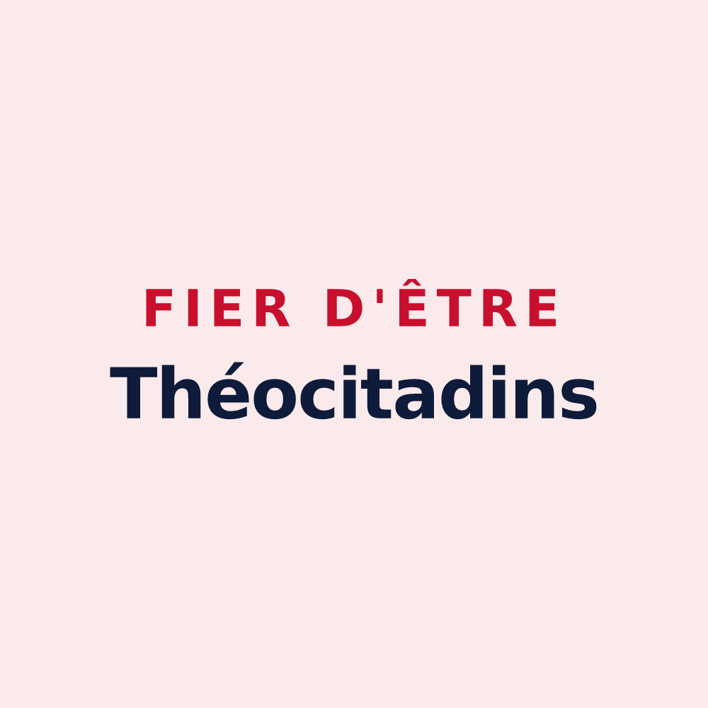 Magnet « Fier d'être Théocitadins » — design pour Villedieu-lès-Bailleul