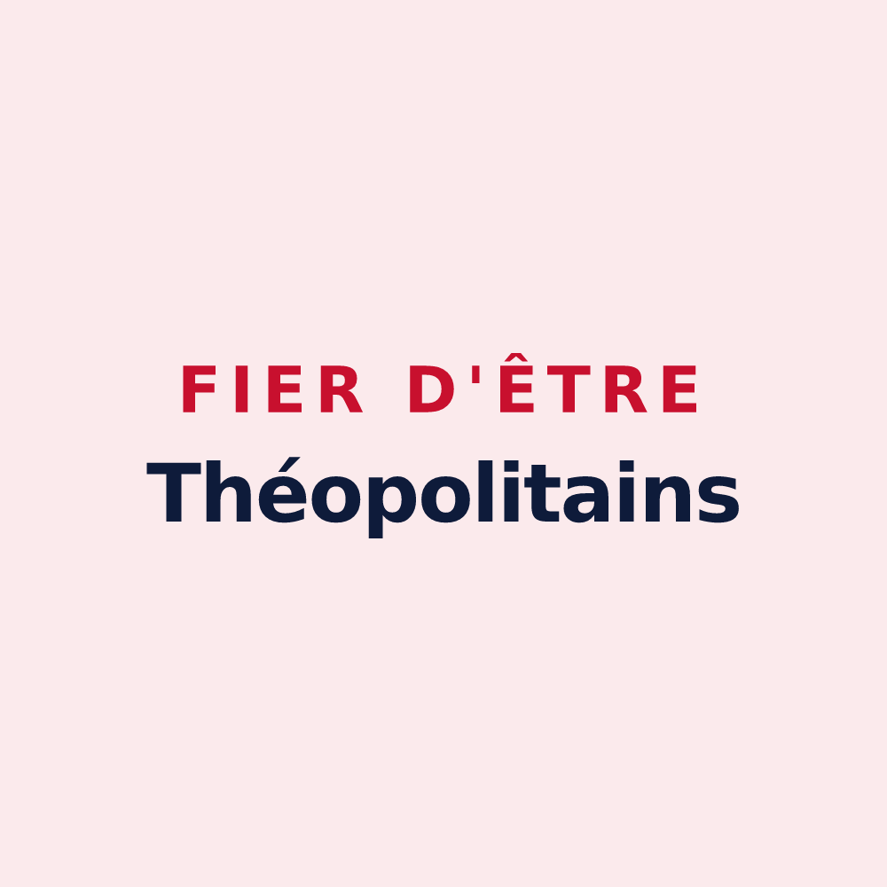 Magnet « Fier d'être Théopolitains » — design pour Villedieu-sur-Indre