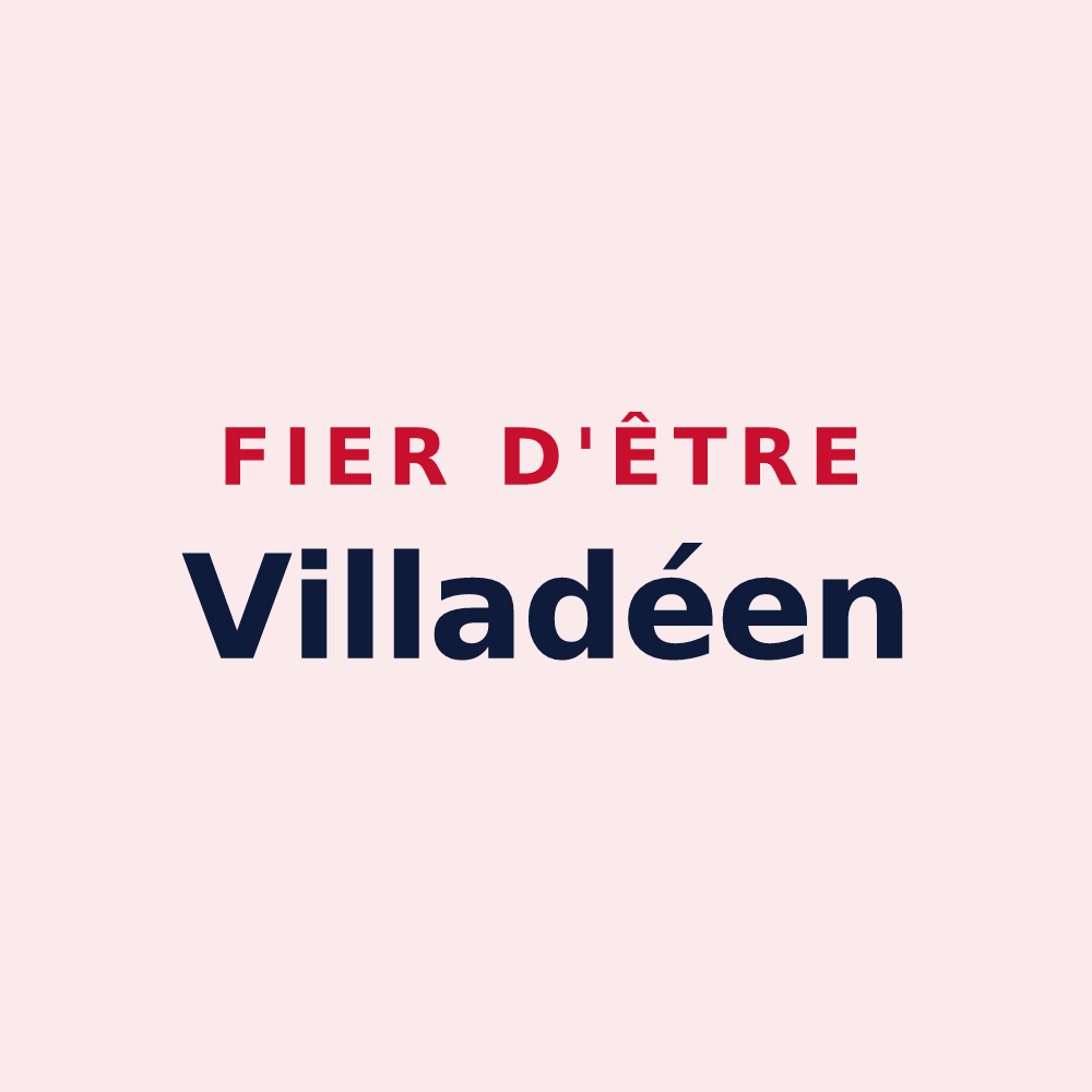 Magnet « Fier d'être Villadéen » — design pour Villedieu