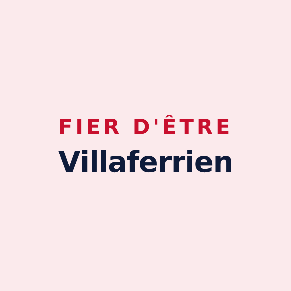 Magnet « Fier d'être Villaferrien » — design pour Villeferry