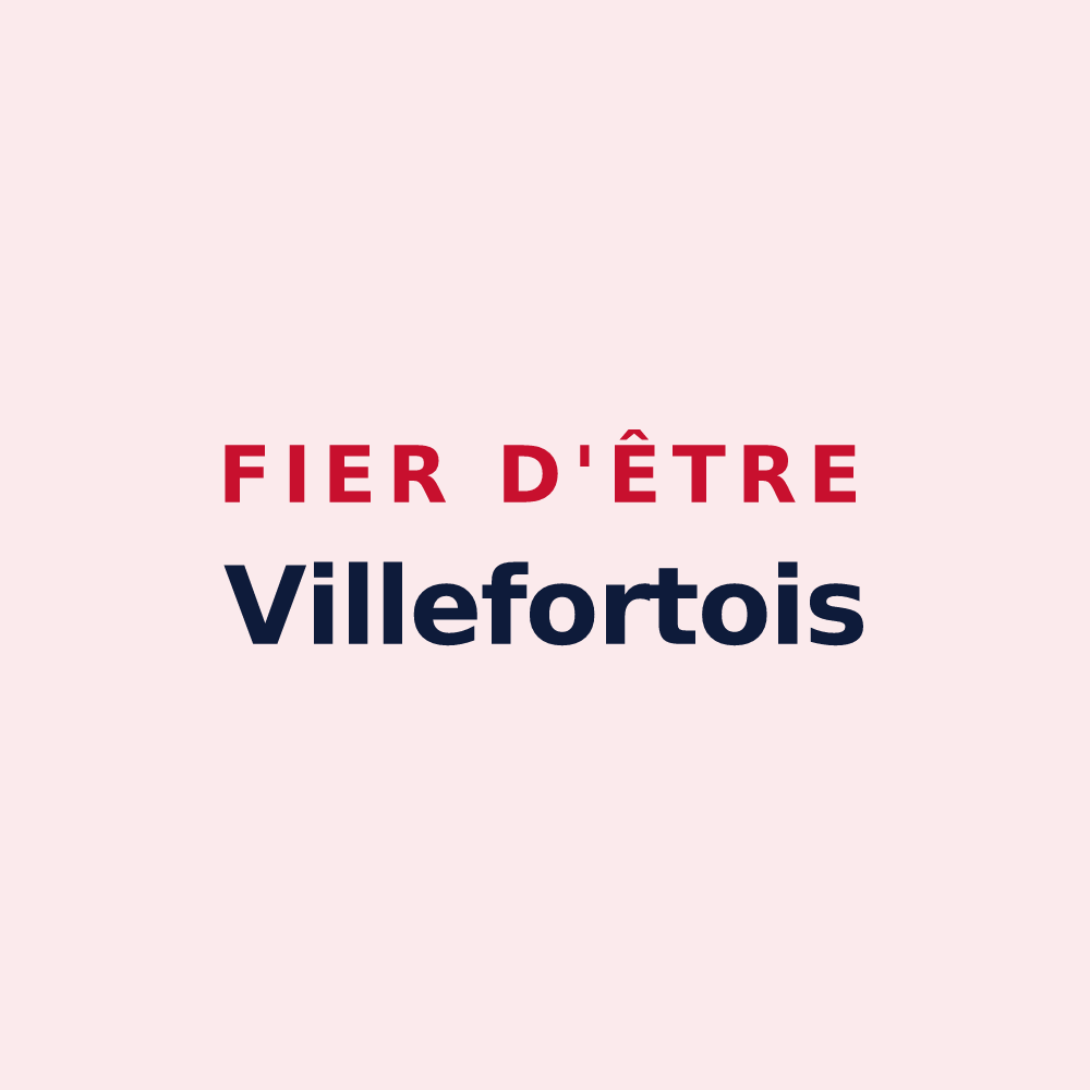 Magnet « Fier d'être Villefortois » — design pour Villefort