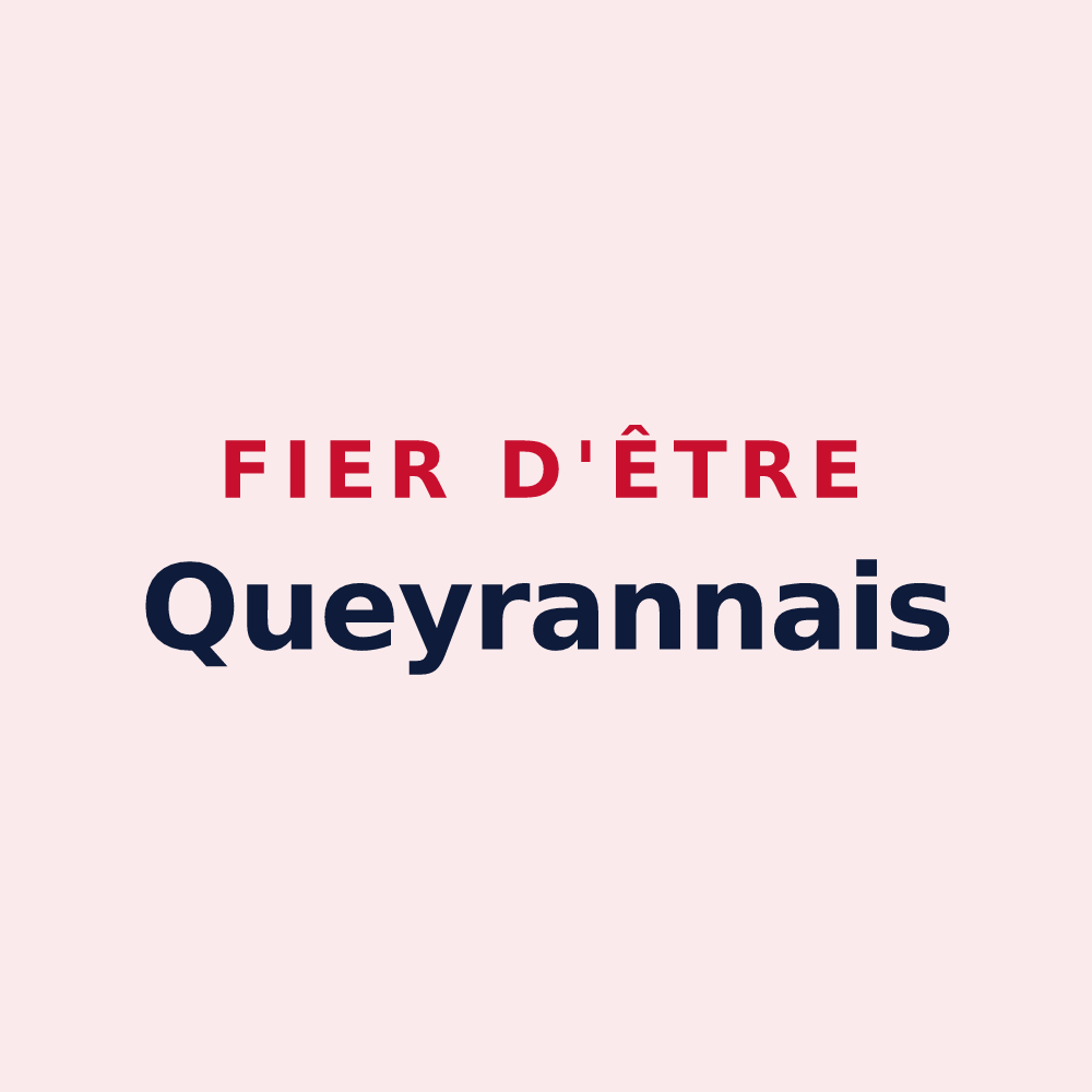 Magnet « Fier d'être Queyrannais » — design pour Villefranche-du-Queyran