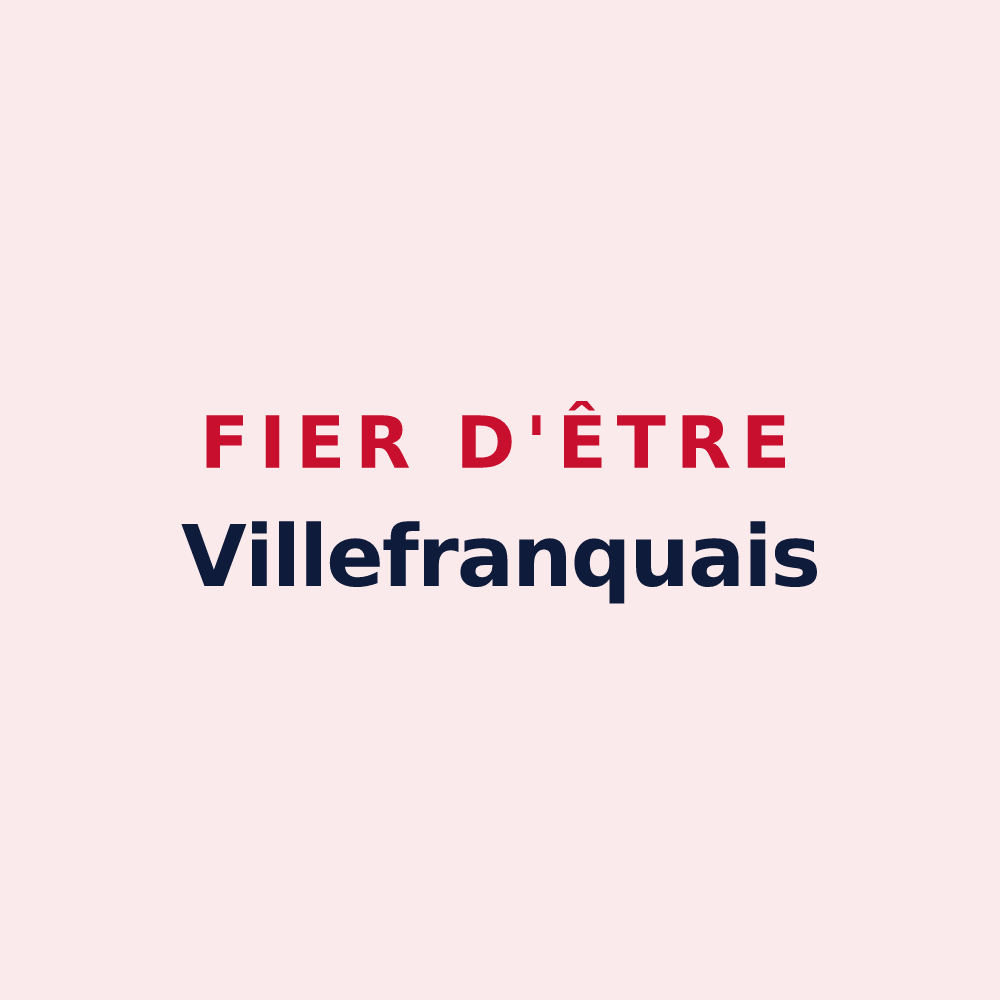 Magnet « Fier d'être Villefranquais » — design pour Villefranque
