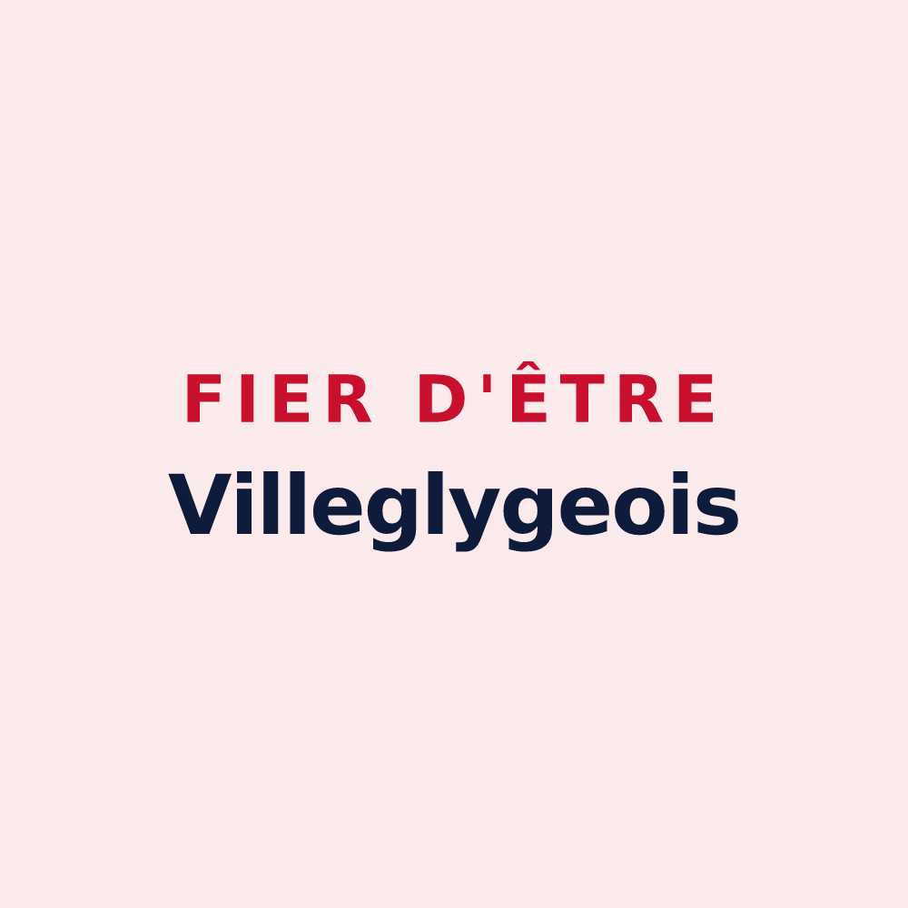 Magnet « Fier d'être Villeglygeois » — design pour Villegly