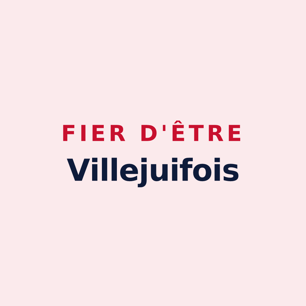 Magnet « Fier d'être Villejuifois » — design pour Villejuif