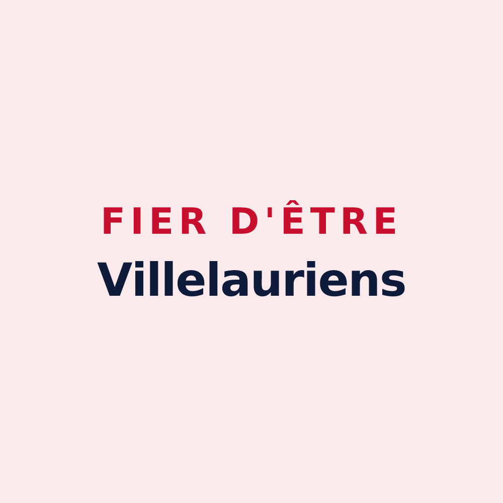 Magnet « Fier d'être Villelauriens » — design pour Villelaure