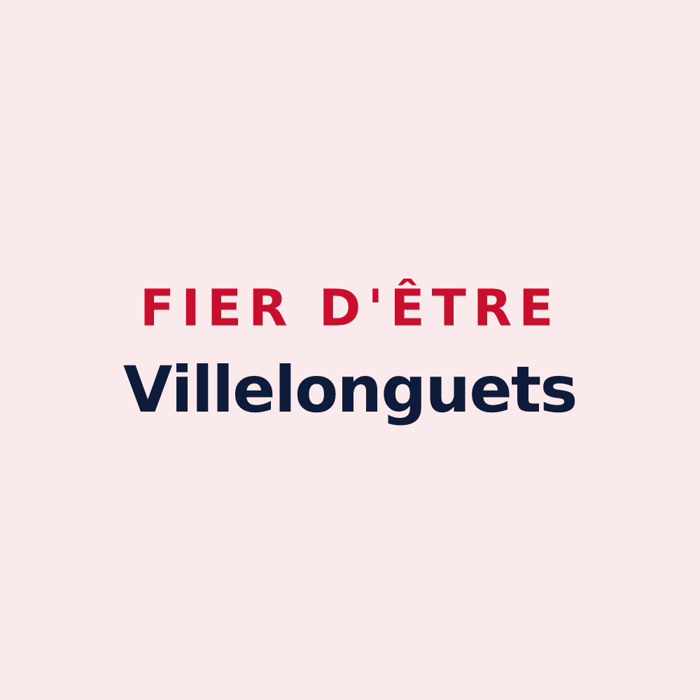 Magnet « Fier d'être Villelonguets » — design pour Villelongue-de-la-Salanque