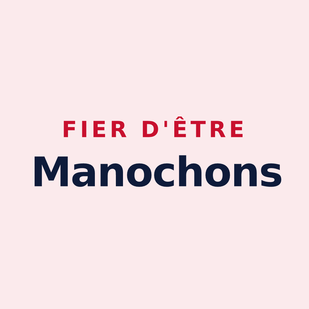 Magnet « Fier d'être Manochons » — design pour Villemanoche