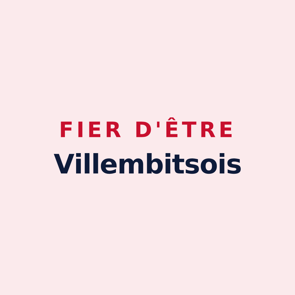 Magnet « Fier d'être Villembitsois » — design pour Villembits