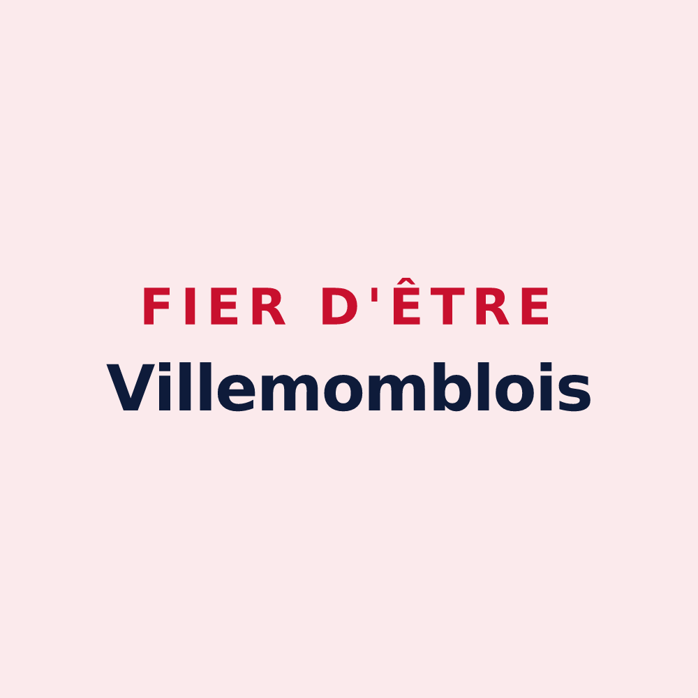 Magnet « Fier d'être Villemomblois » — design pour Villemomble