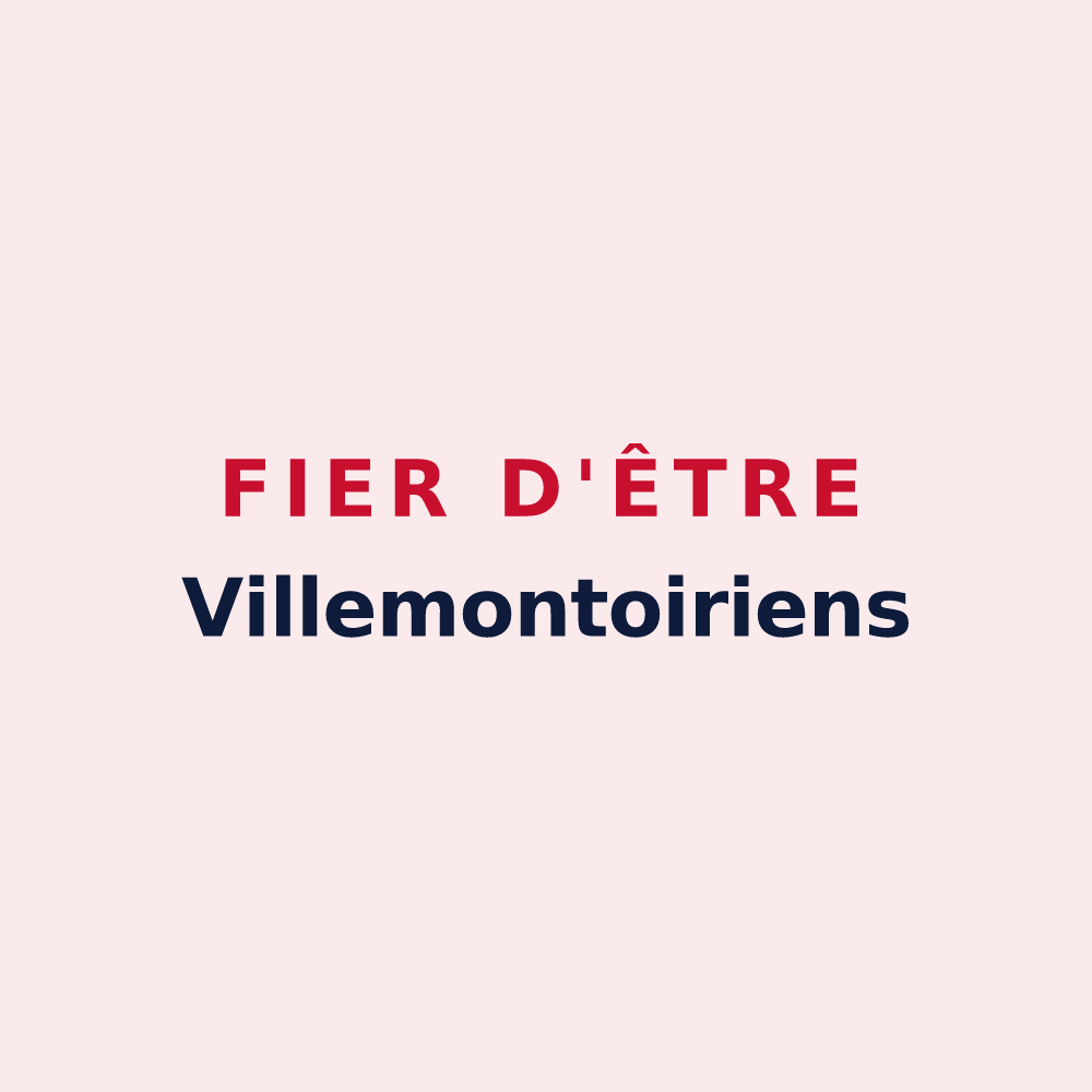 Magnet « Fier d'être Villemontoiriens » — design pour Villemontoire
