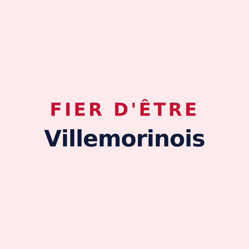 Magnet « Fier d'être Villemorinois » — design pour Villemorin