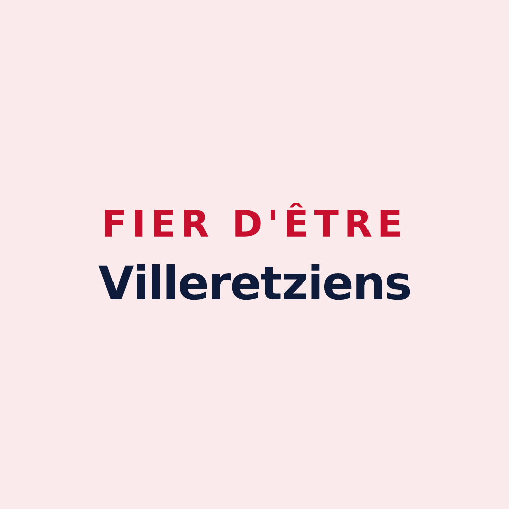 Magnet « Fier d'être Villeretziens » — design pour Villeneuve-en-Retz