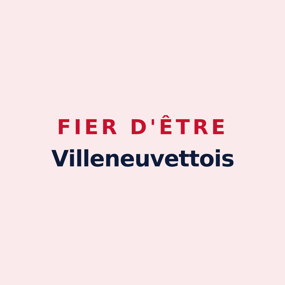 Magnet « Fier d'être Villeneuvettois » — design pour Villeneuvette