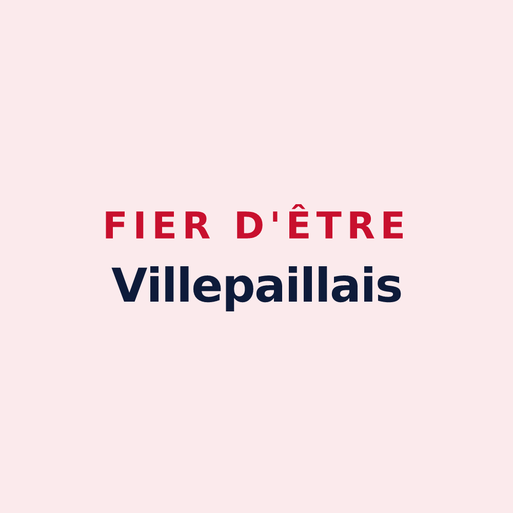 Magnet « Fier d'être Villepaillais » — design pour Villepail