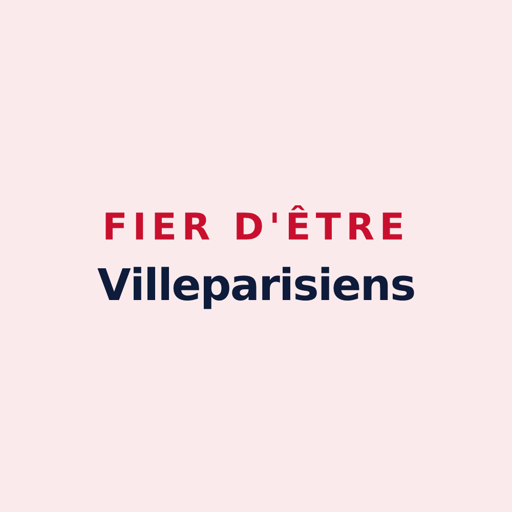Magnet « Fier d'être Villeparisiens » — design pour Villeparisis