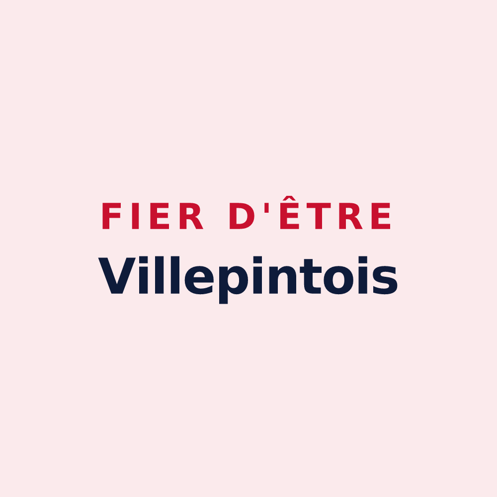 Magnet « Fier d'être Villepintois » — design pour Villepinte