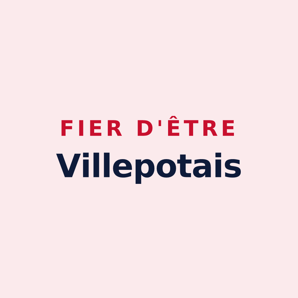 Magnet « Fier d'être Villepotais » — design pour Villepot