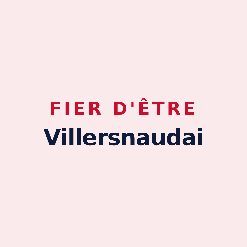 Magnet « Fier d'être Villersnaudai » — design pour Villers-aux-Nœuds