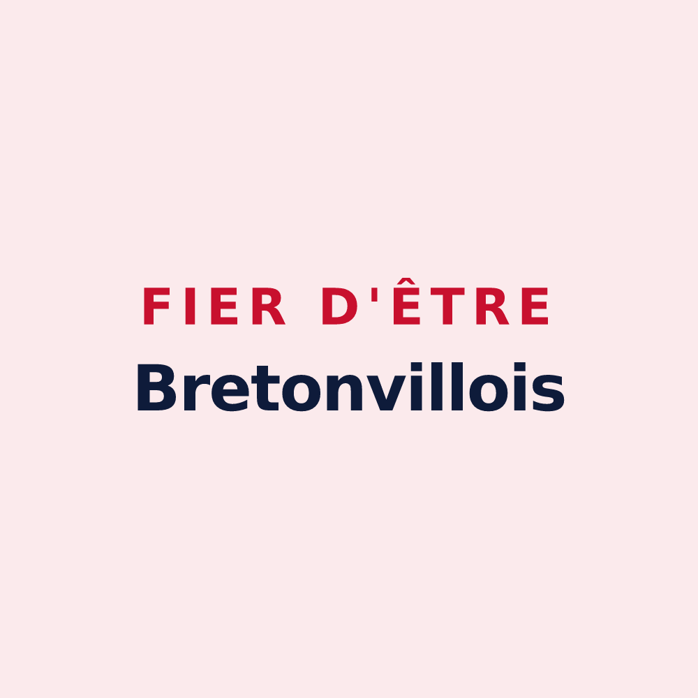 Magnet « Fier d'être Bretonvillois » — design pour Villers-Bretonneux