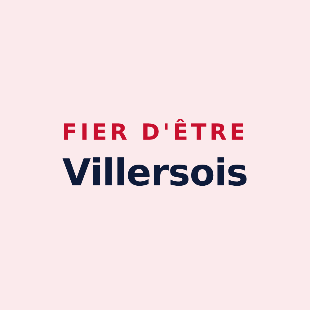 Magnet « Fier d'être Villersois » — design pour Villers-en-Arthies