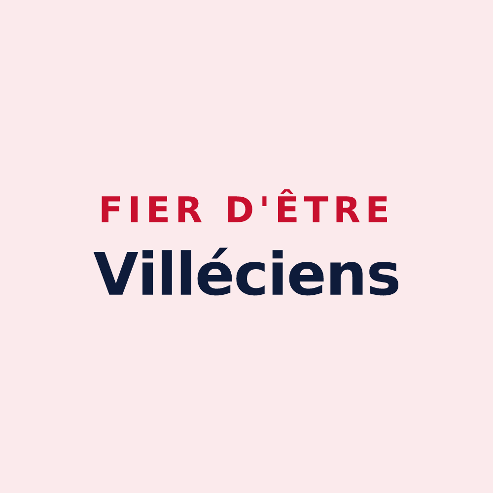 Magnet « Fier d'être Villéciens » — design pour Villers-lès-Moivrons