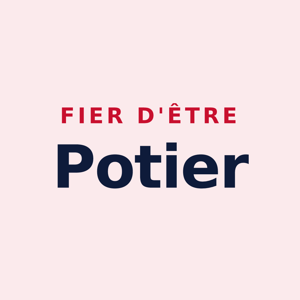 Magnet « Fier d'être Potier » — design pour Villers-les-Pots