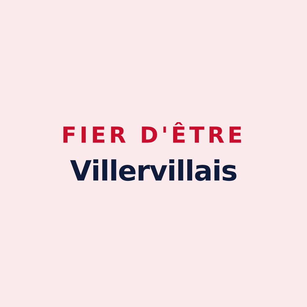 Magnet « Fier d'être Villervillais » — design pour Villerville