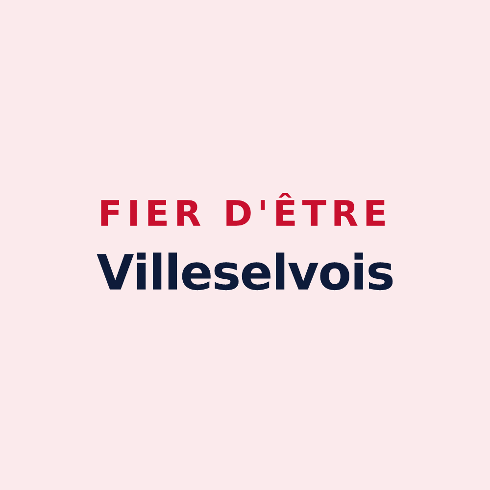 Magnet « Fier d'être Villeselvois » — design pour Villeselve