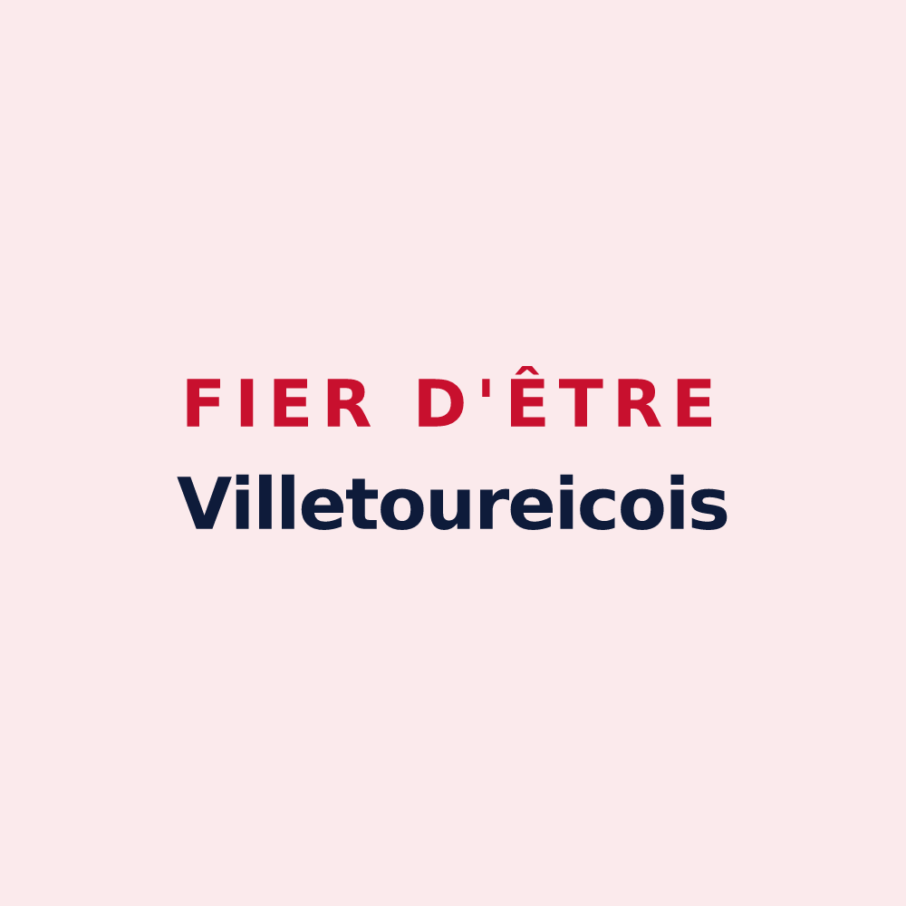 Magnet « Fier d'être Villetoureicois » — design pour Villetoureix