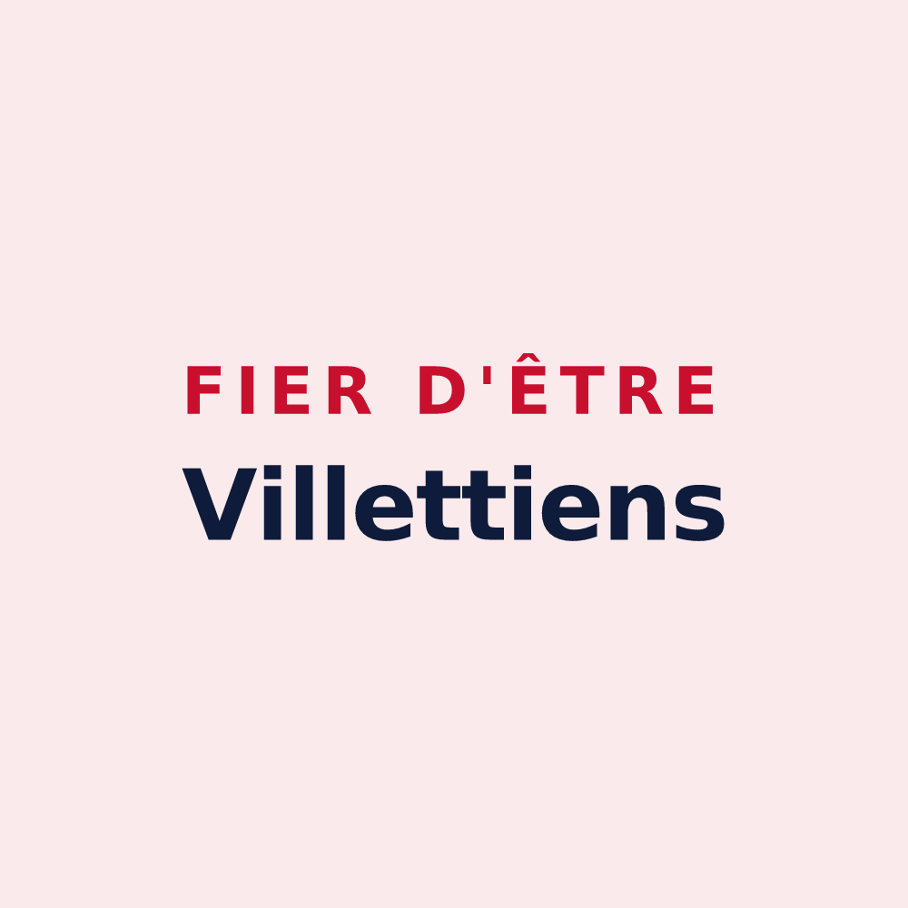 Magnet « Fier d'être Villettiens » — design pour Villette