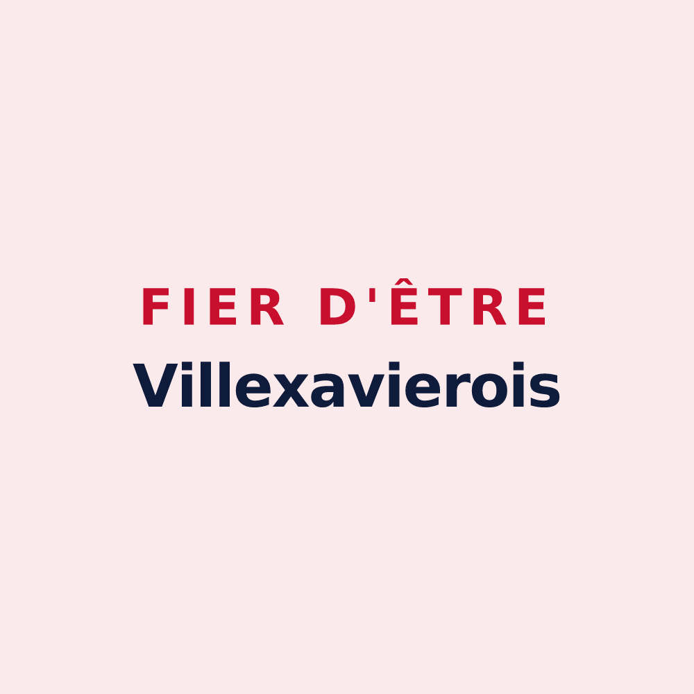 Magnet « Fier d'être Villexavierois » — design pour Villexavier