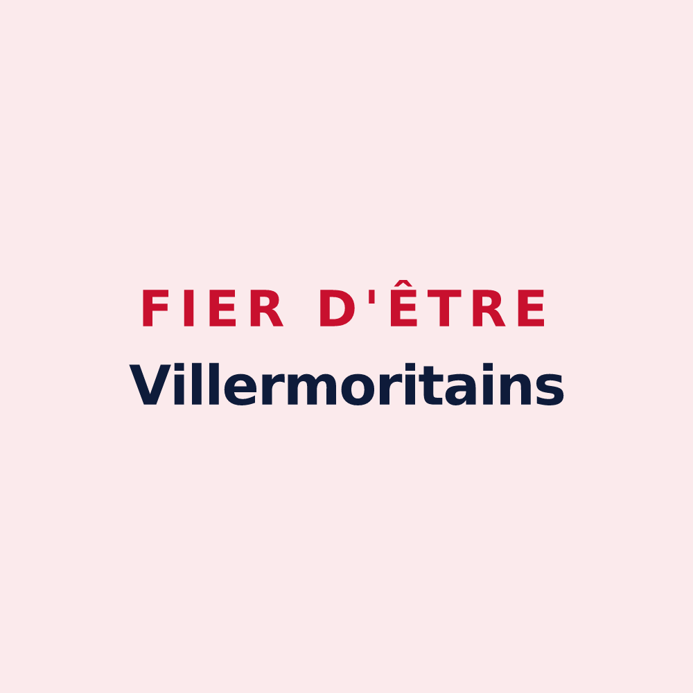 Magnet « Fier d'être Villermoritains » — design pour Villiers-le-Morhier